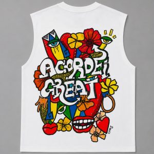 AG White Statement Vest